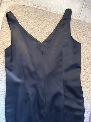 Vestido satinado de Caramelo