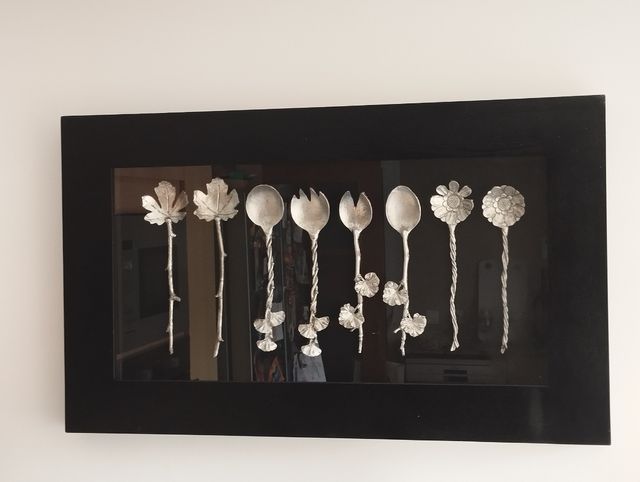 cuadro cucharones de hierro