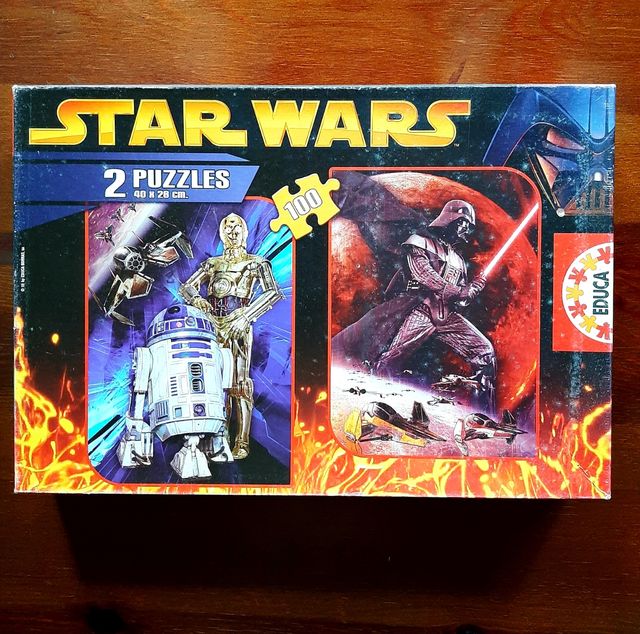 Puzzle de Star Wars: dos en uno