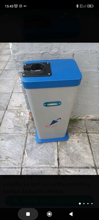 enfundador de paraguas . 