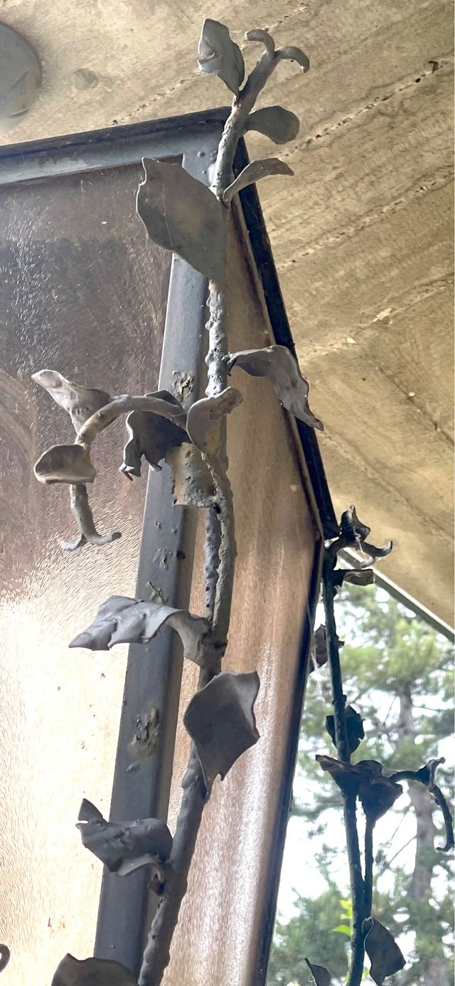 Lampione in ferro battuto