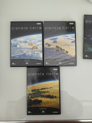 colección de 11 DVD del planeta tierra