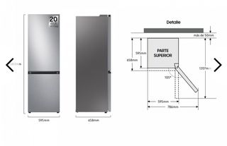 Nevera samsung RB34T602DSA