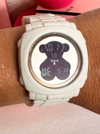RELOJ DIGITAL TOUS NUEVO BLANCO unisex