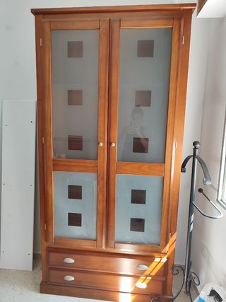 vitrina, vidriera, mueble salón, auxiliar