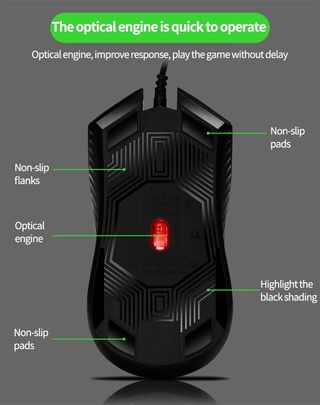 NUOVO MOUSE DA GIOCO ILLUMINATO