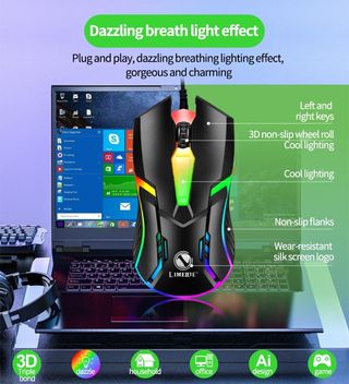 NUOVO MOUSE DA GIOCO ILLUMINATO