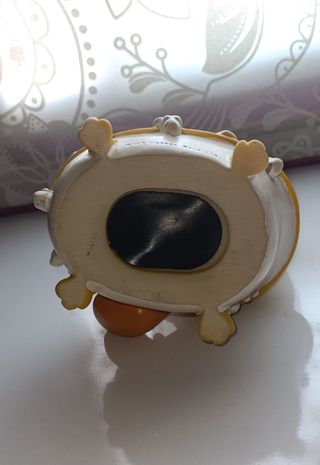 Hucha Piolin bañandose