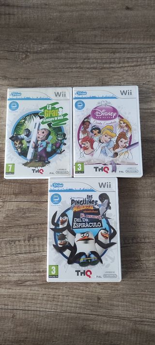 udraw para wiii + 3 juegos