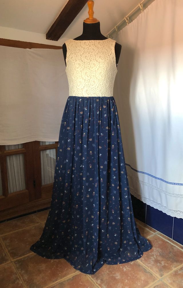 Espectacular vestido largo eventos... Ver medidas