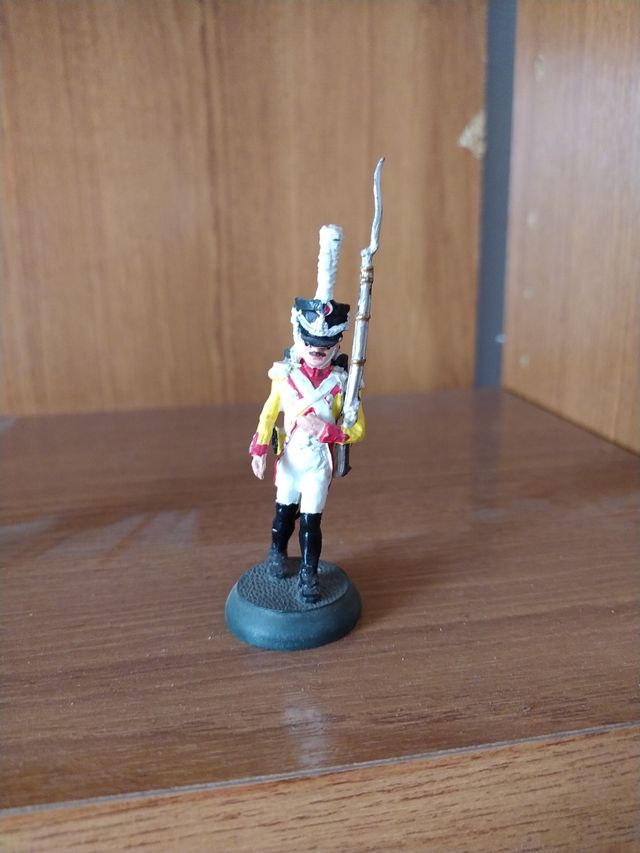 Conjunto de figuras de chumbo