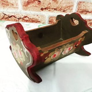 2 culle di legno per le bambole