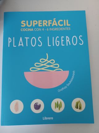 LIBRO de cocina platos ligeros