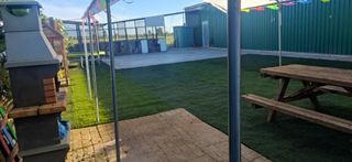 CÉSPED ARTIFICIAL ♻️ SIN LINEAS DE CAMPOS