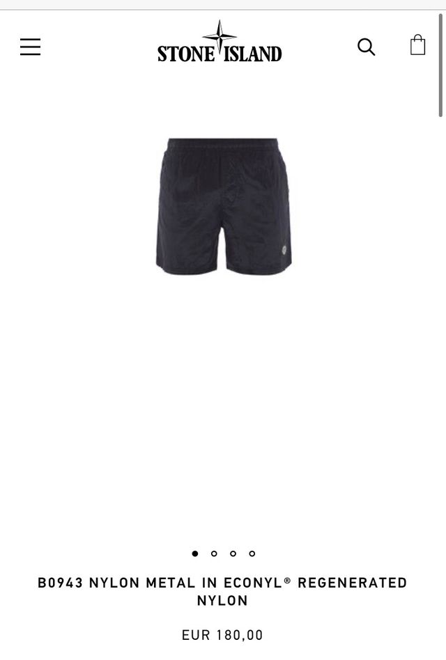 Bañador ORIGINALStone Island t/S azul marino NUEVO