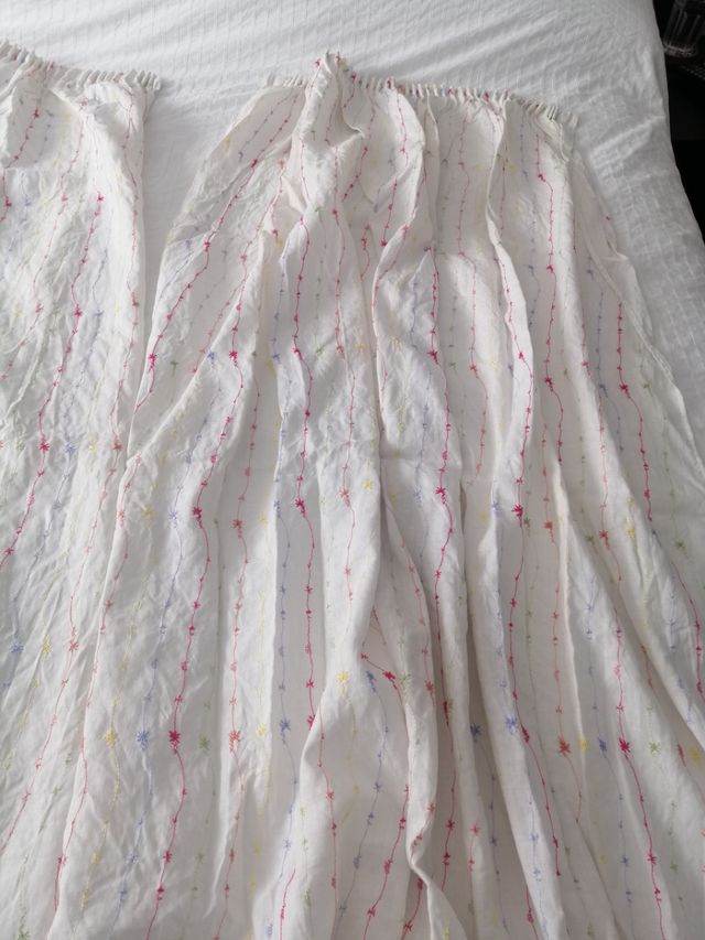 cortinas hilos colores