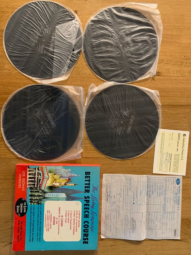 Curso de inglés adultos 4 vinilos