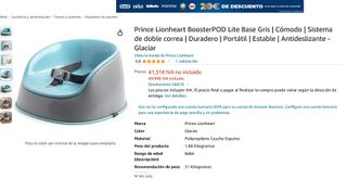 Asiento elevador para niño