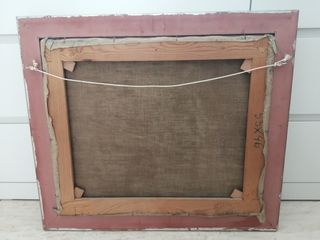 Oleo: Río Duero en Soria. Pintor: Ernesto Quero.