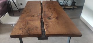 Mesa de comedor en roble americano