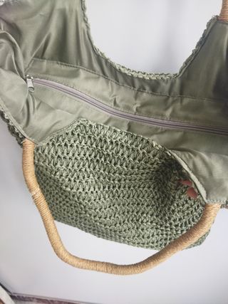 Bolso verde playa