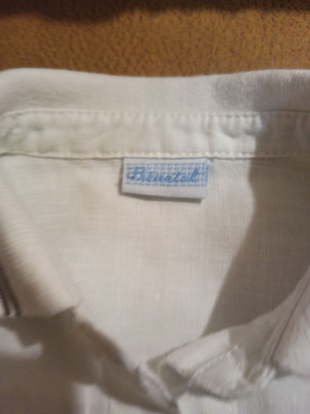 Camisa niño lino Prenatal nueva 2 años