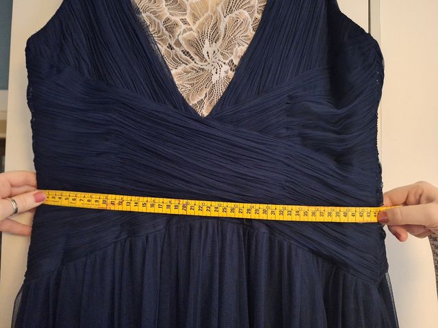 vestido puesto unas horas