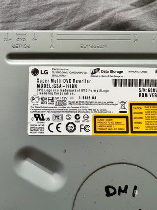 Grabadora y lector DVD IDE