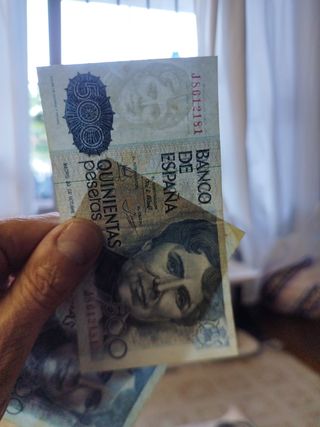 Billetes 500 pesetas 1979