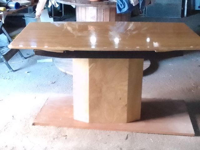 Mesa mármol travertino 