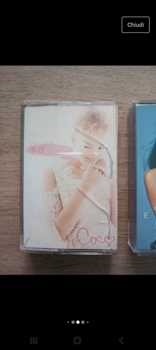 Lotto di 3 musicassette di Coco Lee