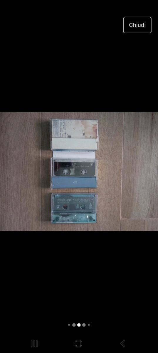 Lotto di 3 musicassette di Coco Lee