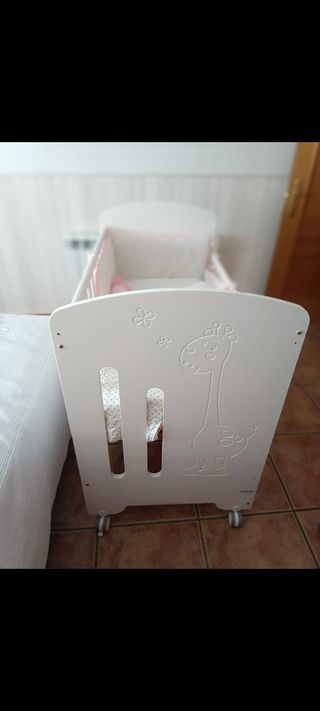 Cuna madera color blanco
