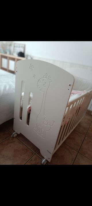 Cuna madera color blanco