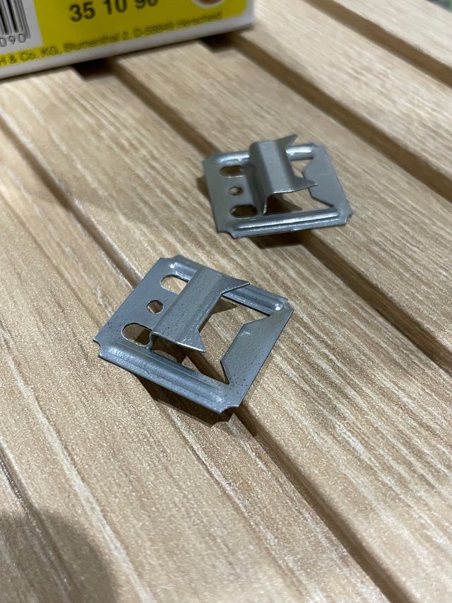 Grapas para frisos - sujeción láminas de madera