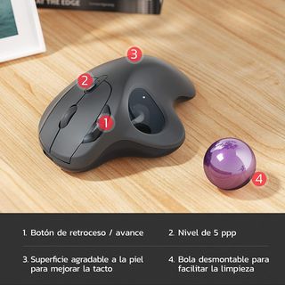 Ratón inalámbrico con Bola, A ESTRENAR.