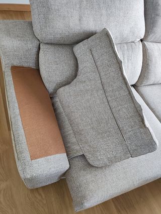 Sofá de tela de 3 plazas