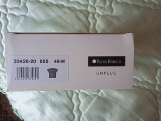 Punto blanco camiseta talla 48