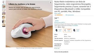 Ratón inalámbrico con Bola, A ESTRENAR. 
