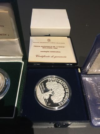 Monete argento Feste nazionali de l'Unità