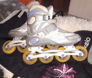 Patines de línea Talla 39 con bolsa porta patines