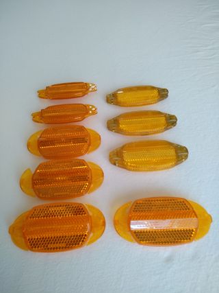 Conjunto 9 Reflectantes Rueda Bicicleta