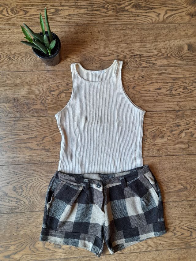 Pantalón corto de lana