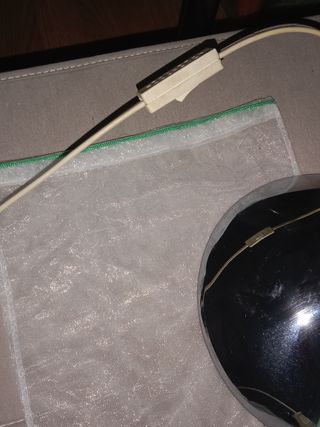 Lámpara Vintage en madera y peana de hierro Ikea