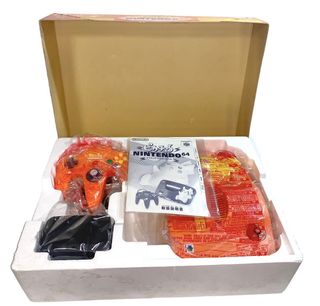 Nintendo 64 Pikachu Naranja Y Amarillo JP