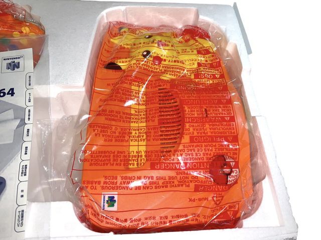 Nintendo 64 Pikachu Naranja Y Amarillo JP