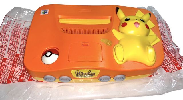Nintendo 64 Pikachu Naranja Y Amarillo JP