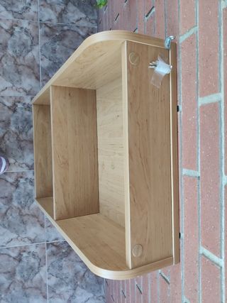 Estantería, repisa, con 3 estantes, madera