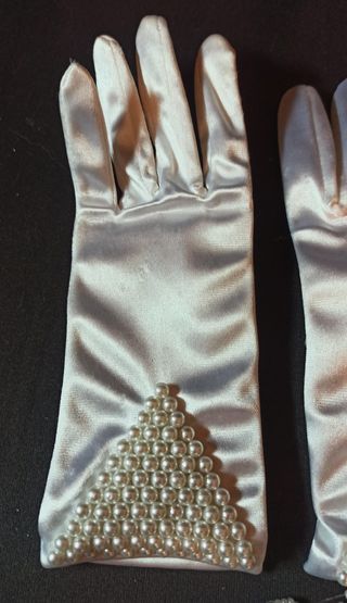 Guantes y ramito de novia de Azahar antiguo