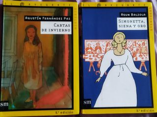 libros simonetta siena y oro y cartas de invierno